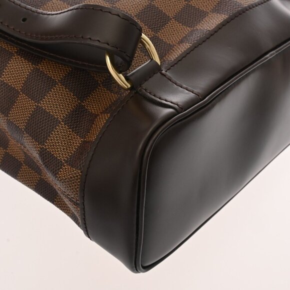 LOUIS VUITTON Brown Damier Canvas Backpack